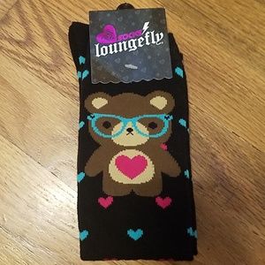 Loungefly Teddy With Glass Knee High Socks